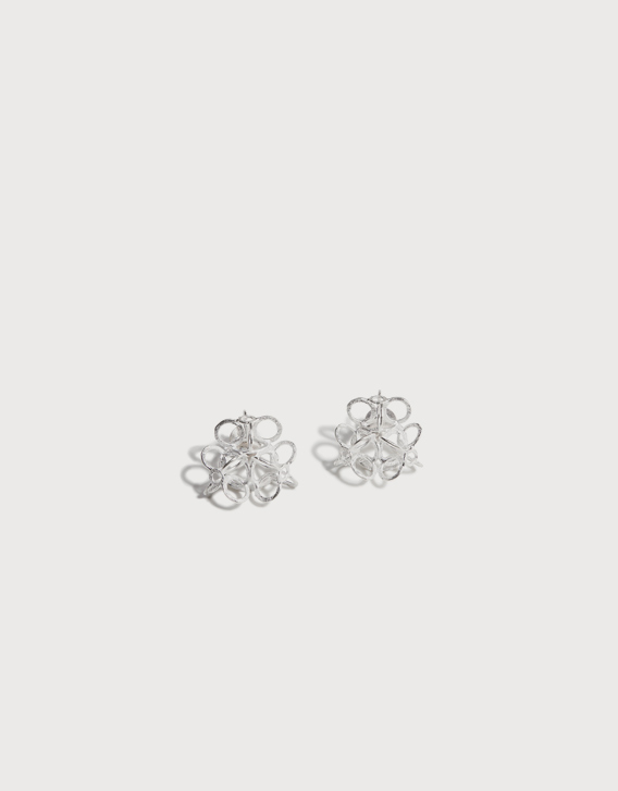 INTERSECTIONS#1 - EAR-RINGS 21, silver - Nikolay Sardamov
